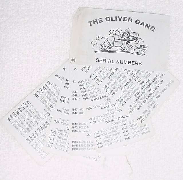 serial number card